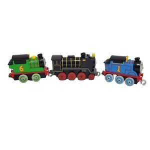 Thomas and Friends Percy Thomas Hiro Metal Push Along Train 2021 Lot of 3